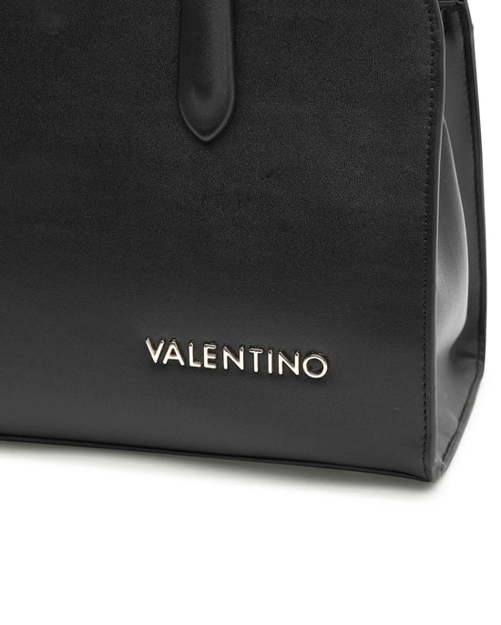 Mario Valentino Schwarze Polyurethan Damenhandtasche - Image 4