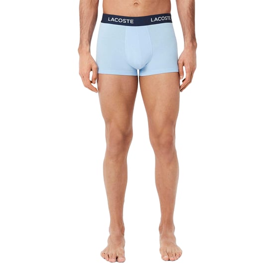 Lacoste - Boxershorts für Herren, Stretch, Baumwolle (3er-Pack) (Hellblau/Blau/Marine) - Image 2