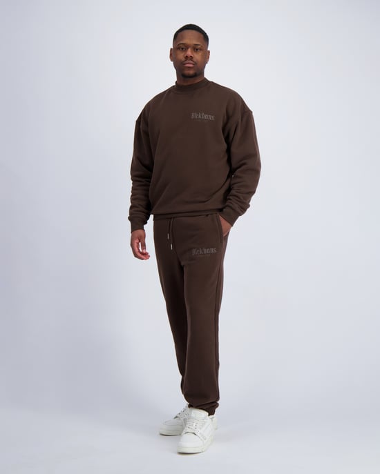 Black Bananas Design Dept Crewneck Sweatsuit, - Image 2