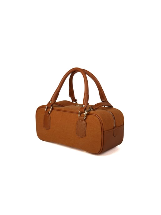 Giulia Monti Schultertasche Goldbraun - Image 2
