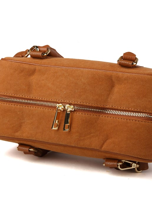 Giulia Monti Schultertasche Goldbraun - Image 4