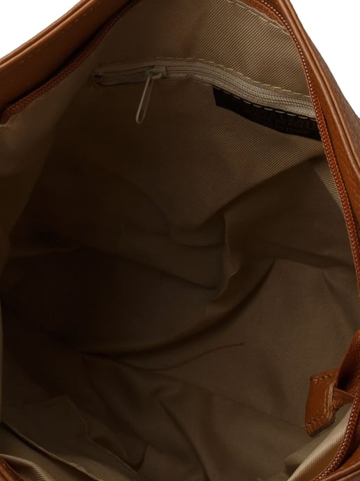 Giulia Monti Schultertasche Goldbraun - Image 4