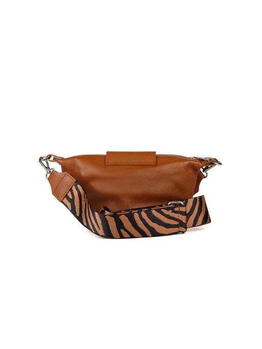 Giulia Monti Schultertasche Goldbraun - Image 3