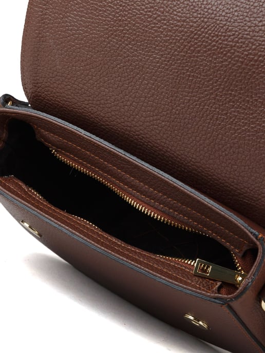Giulia Monti Schultertasche Walnussbraun - Image 4