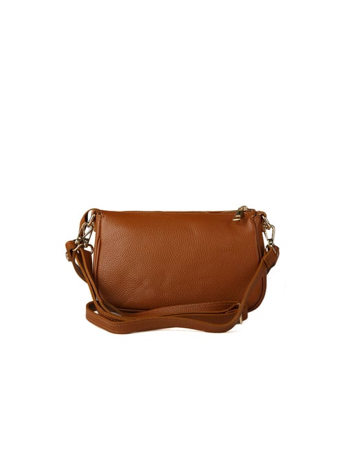 Giulia Monti Schultertasche Goldbraun - Image 3