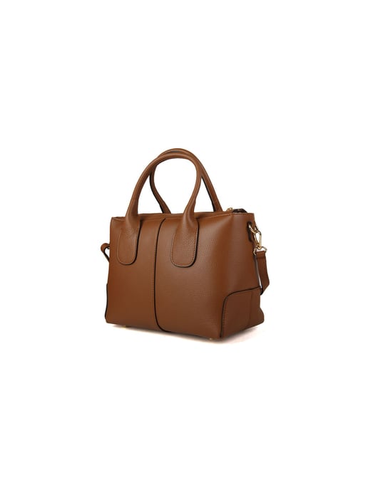 Giulia Monti Schultertasche Walnussbraun - Image 2