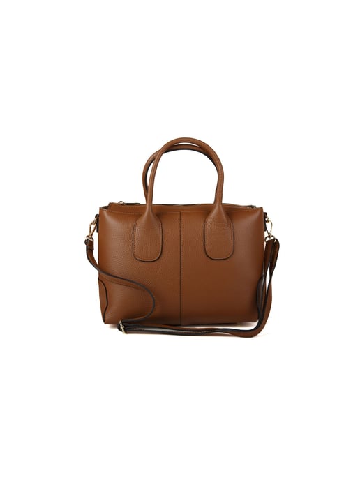 Giulia Monti Schultertasche Walnussbraun - Image 3