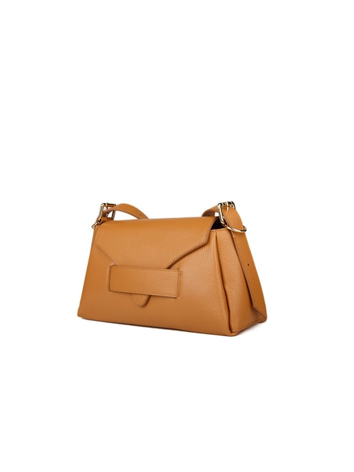 Giulia Monti Schultertasche Hellbraun - Image 2