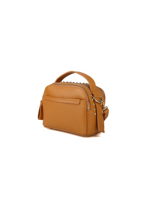 Giulia Monti Schultertasche Hellbraun - Image 2