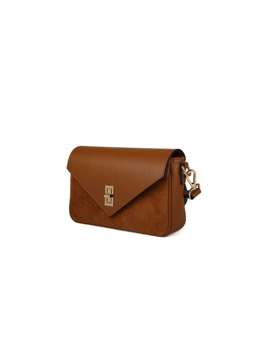 Giulia Monti Schultertasche Goldbraun - Image 2