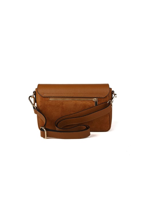 Giulia Monti Schultertasche Goldbraun - Image 3