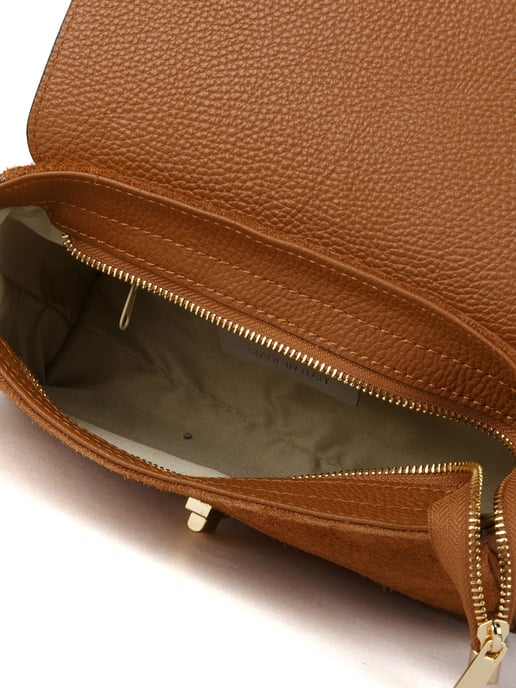 Giulia Monti Schultertasche Goldbraun - Image 4