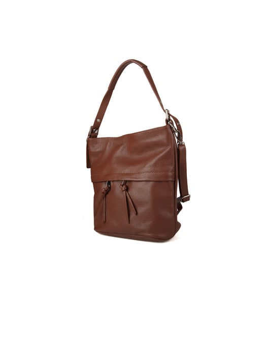 Giulia Monti Schultertasche Walnussbraun - Image 2