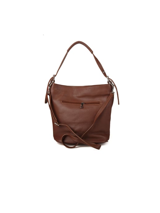 Giulia Monti Schultertasche Walnussbraun - Image 3