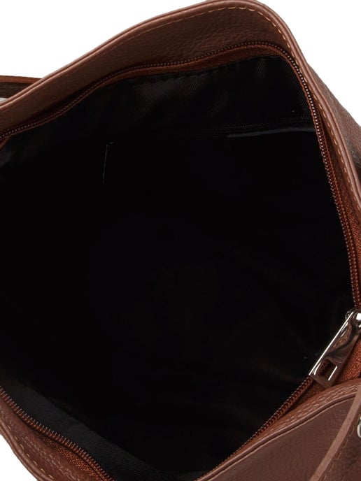 Giulia Monti Schultertasche Walnussbraun - Image 4
