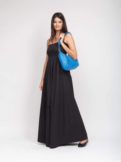 Giulia Monti Schultertasche Blau Kobalto - Image 5