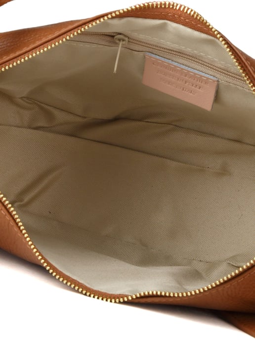 Giulia Monti Schultertasche Goldbraun - Image 4