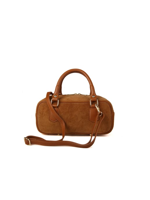 Giulia Monti Schultertasche Goldenbraun - Image 3