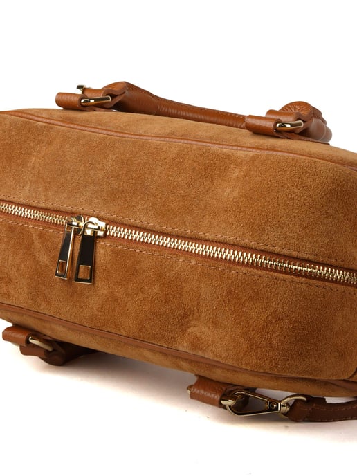 Giulia Monti Schultertasche Goldenbraun - Image 4