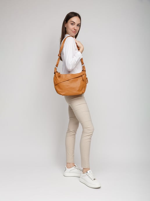 Giulia Monti Schultertasche Helltann - Image 5