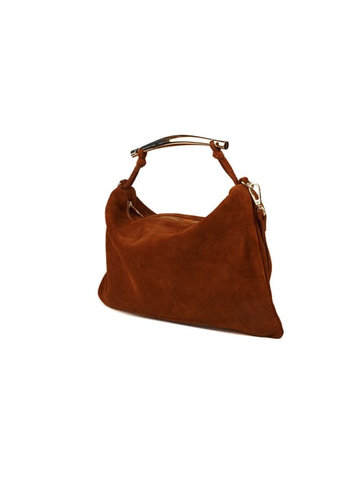 Giulia Monti Schultertasche Walnussbraun - Image 2