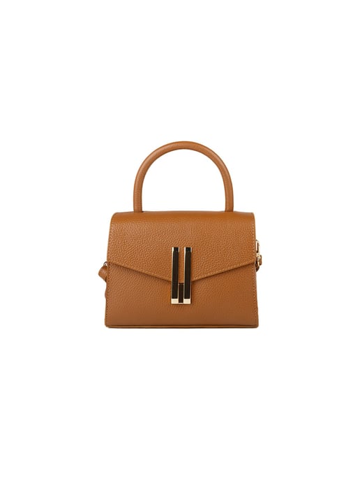 Giulia Monti Schultertasche Goldbraun - Image 1