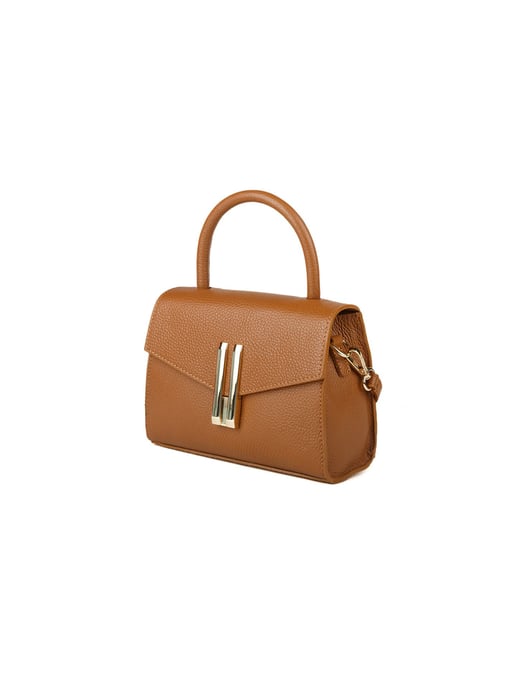 Giulia Monti Schultertasche Goldbraun - Image 2