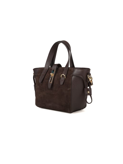 Giulia Monti Schultertasche Braun - Image 2