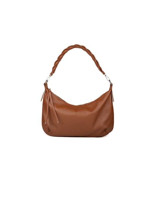Giulia Monti Schultertasche Sattelbrown - Image 3