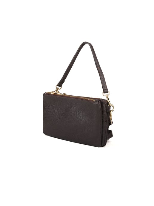 Giulia Monti Schultertasche Braun - Image 2