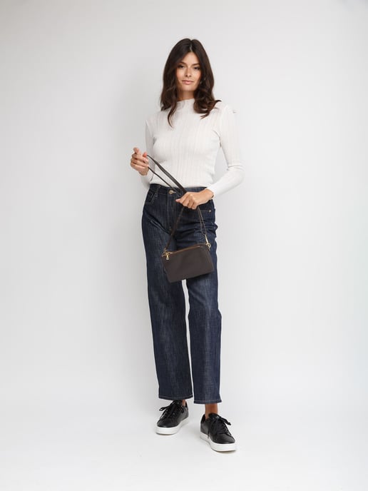 Giulia Monti Schultertasche Braun - Image 5