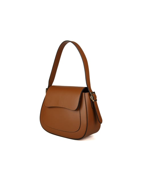 Giulia Monti Schultertasche Goldbraun - Image 2