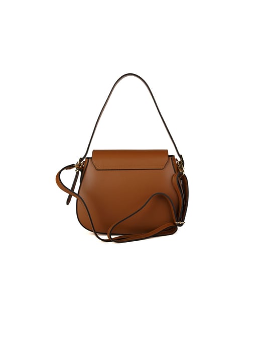 Giulia Monti Schultertasche Goldbraun - Image 3