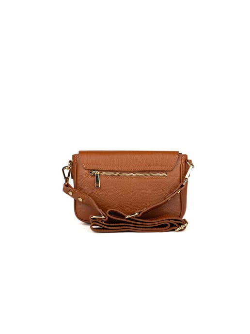Giulia Monti Schultertasche Goldbraun - Image 3