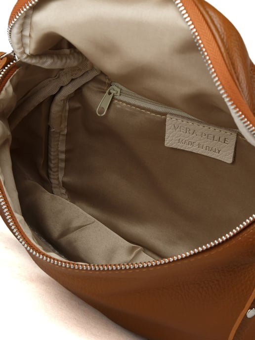 Giulia Monti Schultertasche Goldbraun - Image 4