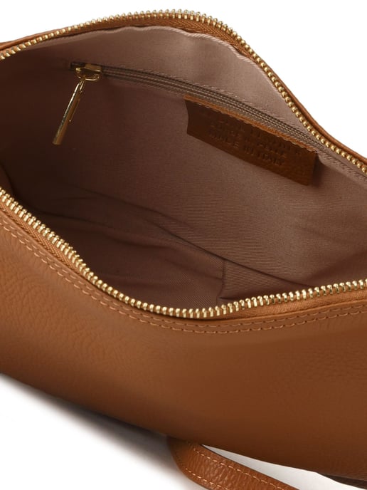 Giulia Monti Schultertasche Goldbraun - Image 4