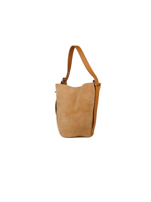 Giulia Monti Schultertasche Hellbraun - Image 2