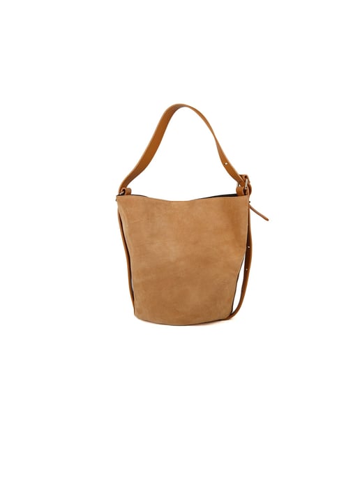 Giulia Monti Schultertasche Hellbraun - Image 3