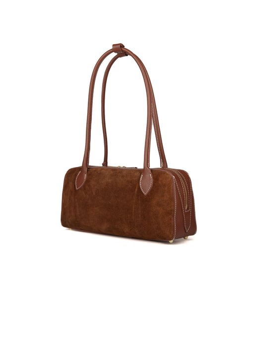 Giulia Monti Schultertasche Walnussbraun - Image 2