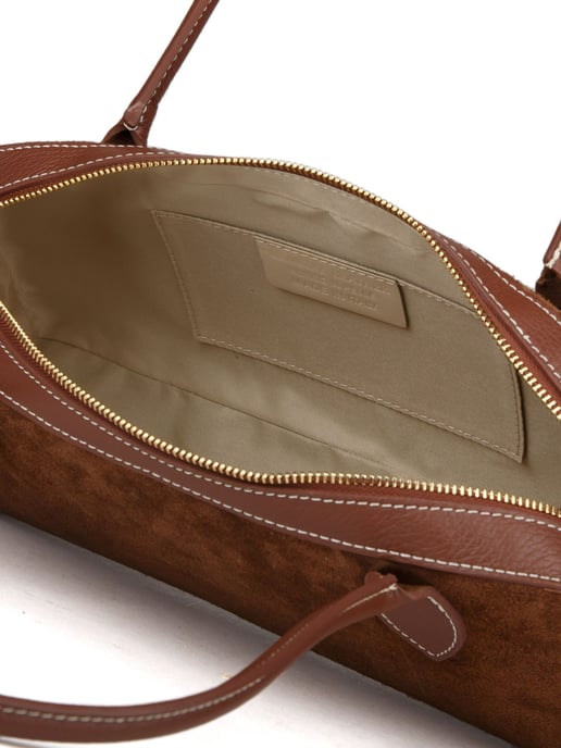 Giulia Monti Schultertasche Walnussbraun - Image 4