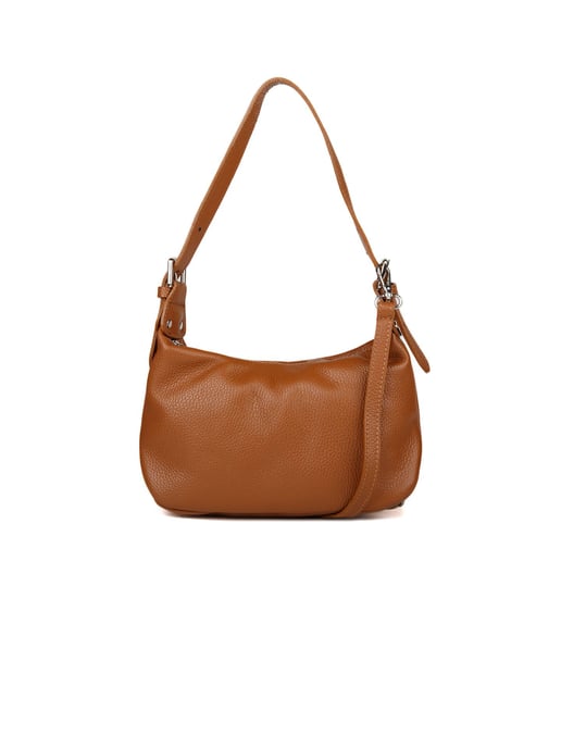 Giulia Monti Schultertasche Goldbraun - Image 1