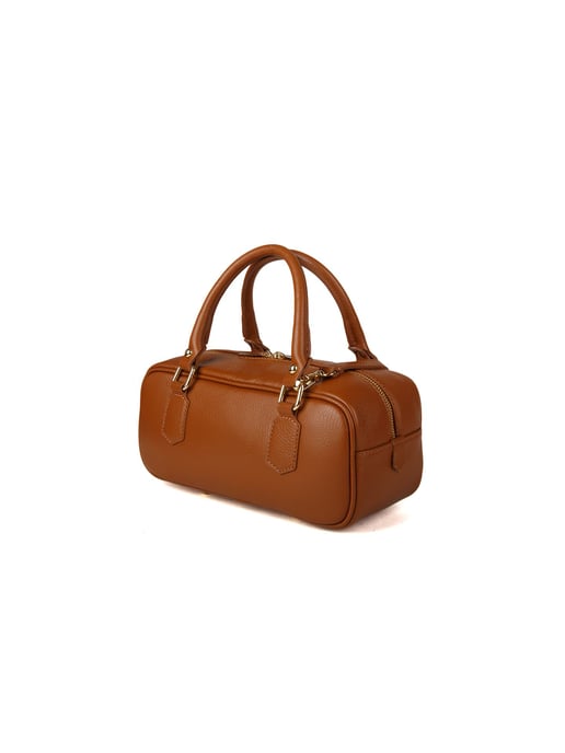 Giulia Monti Schultertasche Goldbraun - Image 2