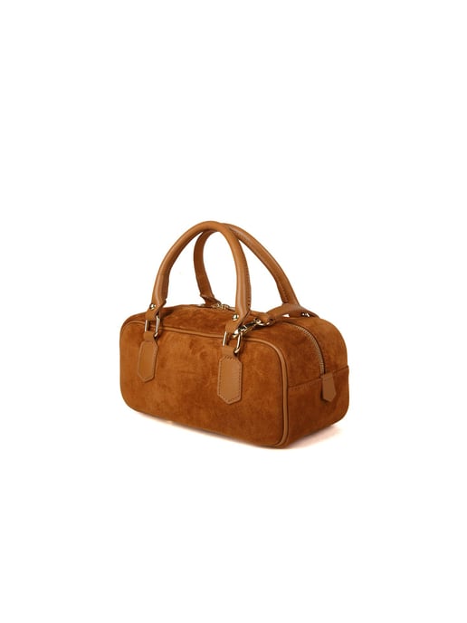 Giulia Monti Schultertasche Hellbraun - Image 2