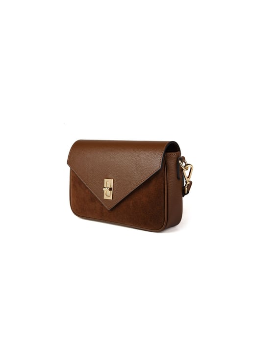 Giulia Monti Schultertasche Walnussbraun - Image 2