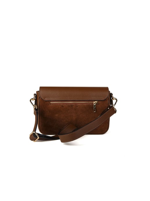 Giulia Monti Schultertasche Walnussbraun - Image 3