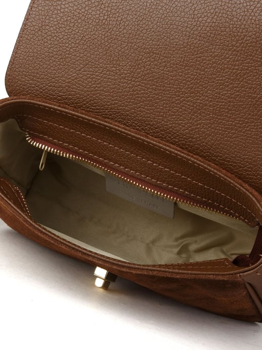 Giulia Monti Schultertasche Walnussbraun - Image 4
