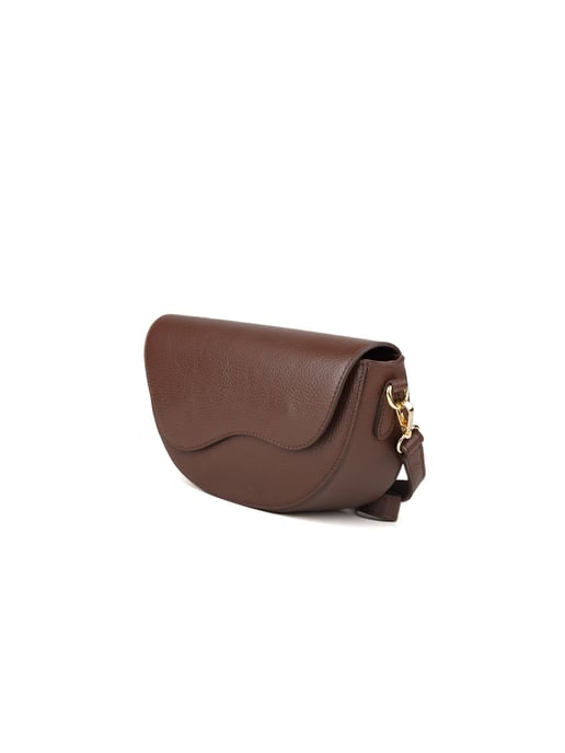 Giulia Monti Schultertasche Walnussbraun - Image 2