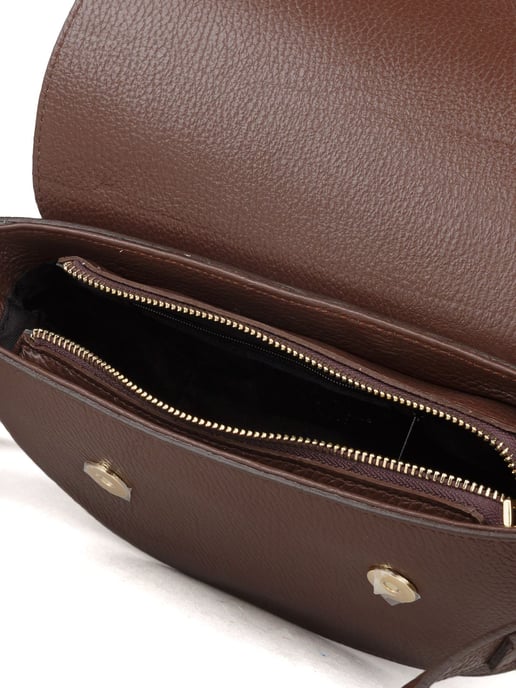 Giulia Monti Schultertasche Walnussbraun - Image 4