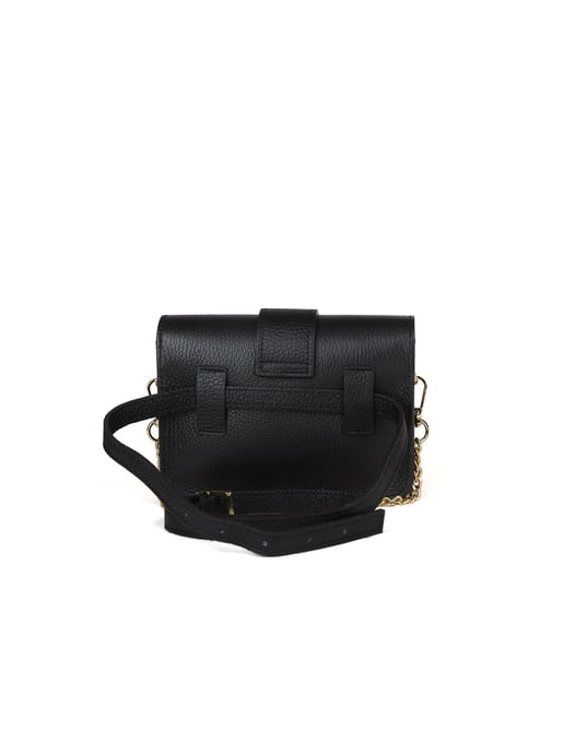 Giulia Monti Schultertasche/Hüfttasche - Schwarz - Image 3