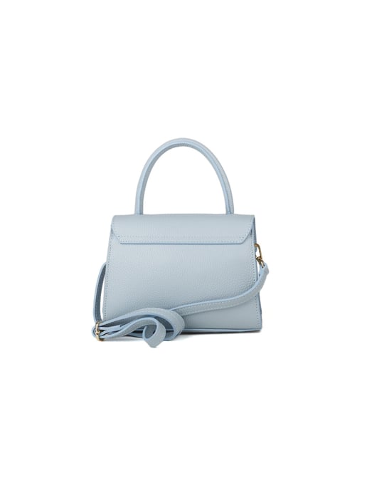 Giulia Monti Schultertasche Himmelblau - Image 3